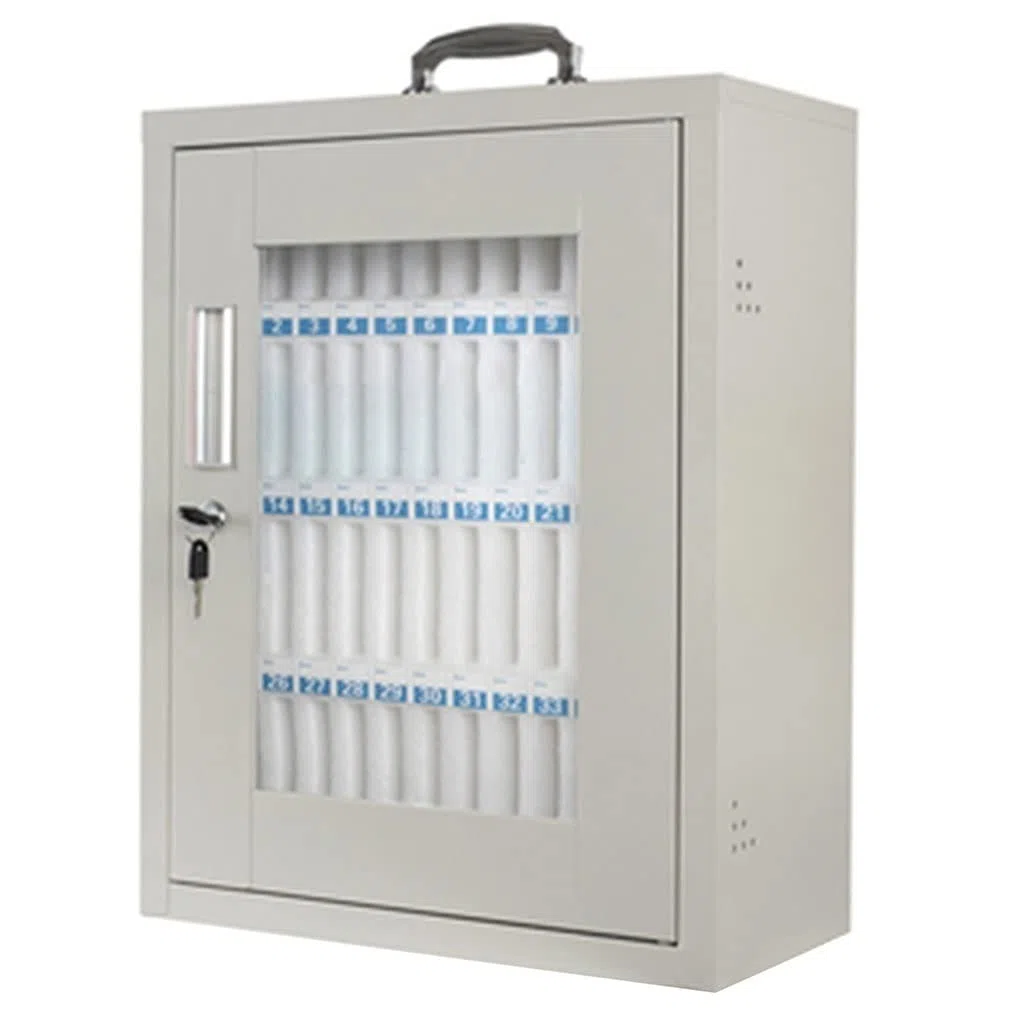 Caja Fuerte para teléfonos móviles con Cerradura, de Acero Inoxidable, para Almacenamiento en aulas, con Capacidad para 12 a 60 teléfonos, Ideal para reuniones y Eventos Escolares.