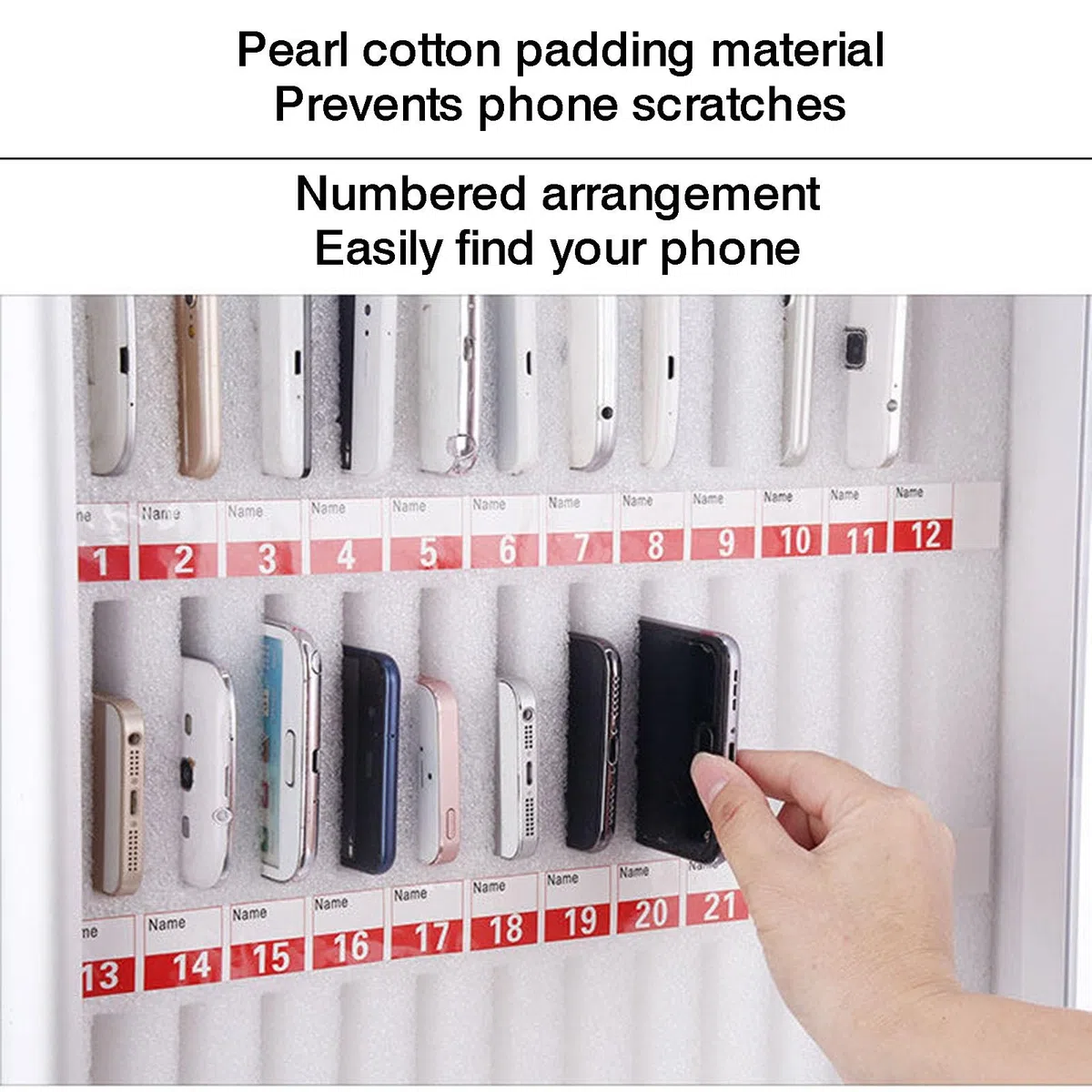 Cajas de Almacenamiento para teléfonos móviles con Cerradura, taquillas de Pared para restaurantes, Organizador de teléfonos móviles de aleación de Aluminio con Cerradura, para aulas, oficin