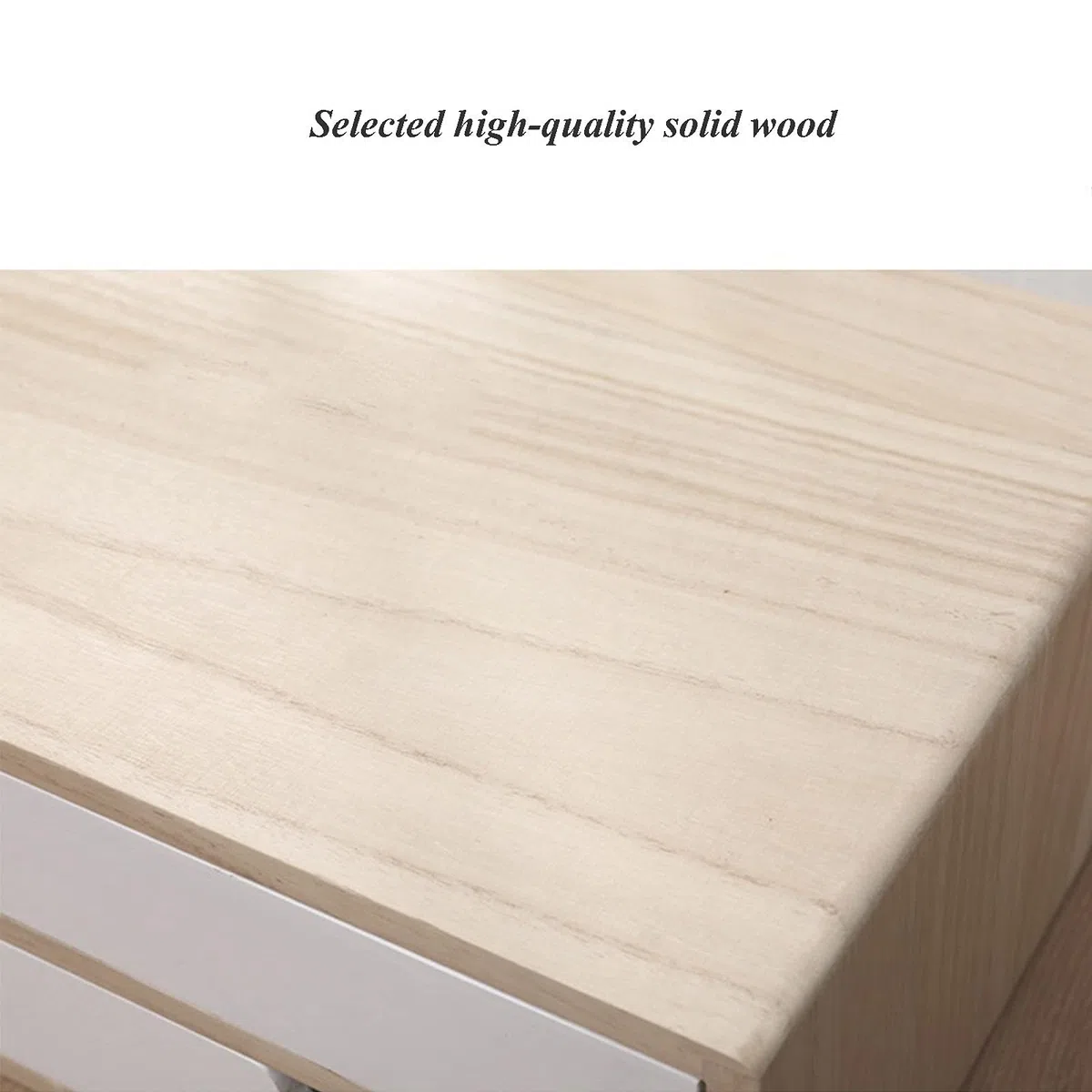 Archivador de escritorio - Caja de almacenamiento de madera maciza - Organizador de escritorio, Caja de almacenamiento de varios cajones, Unidad de almacenamiento de archivador de oficina de madera, A