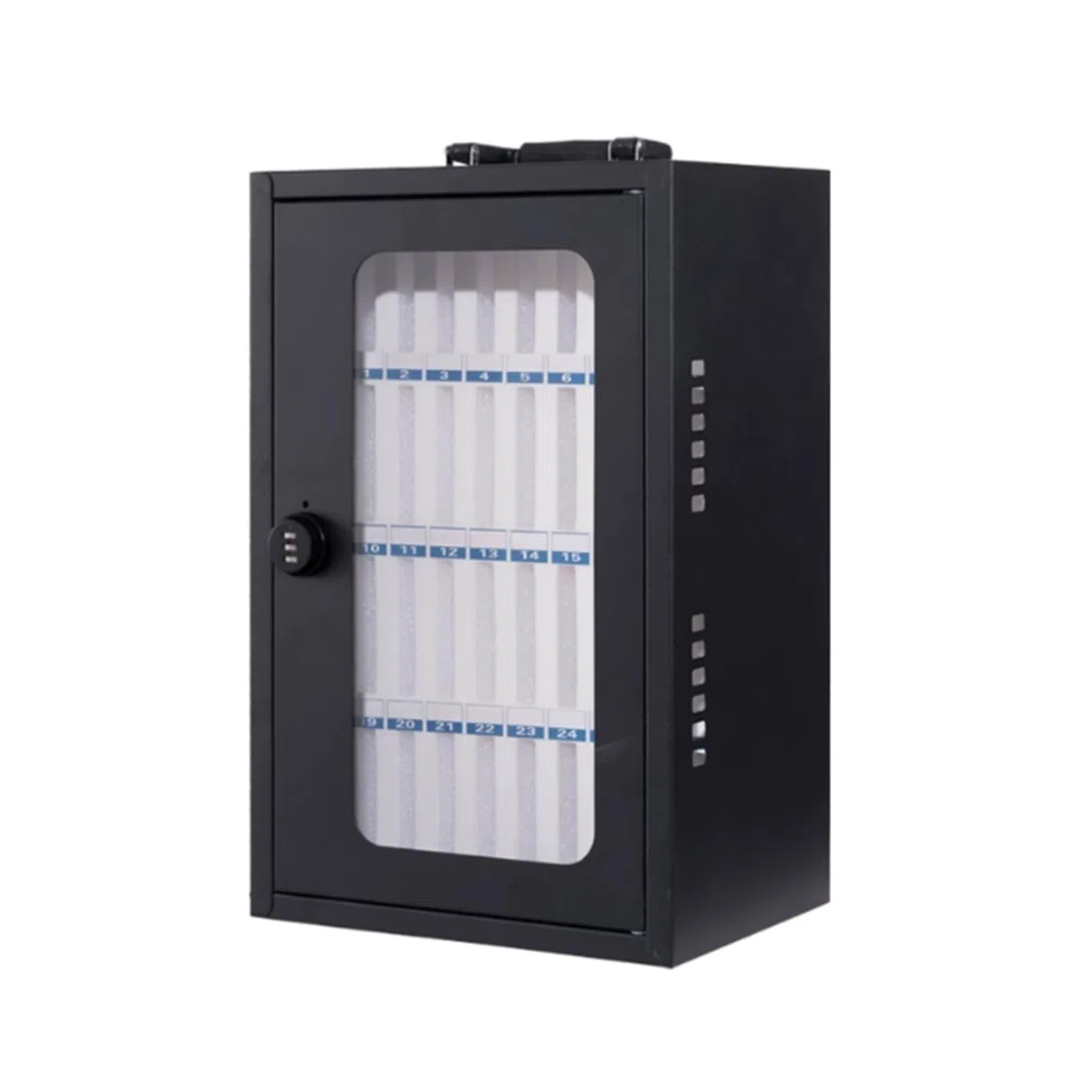 Armarios para Guardar teléfonos móviles con 12/24/36/48/60 Ranuras, Soporte de Acero Laminado en frío con Cerradura de combinación, para Montaje en Pared o sobremesa, Ideales para escuelas,