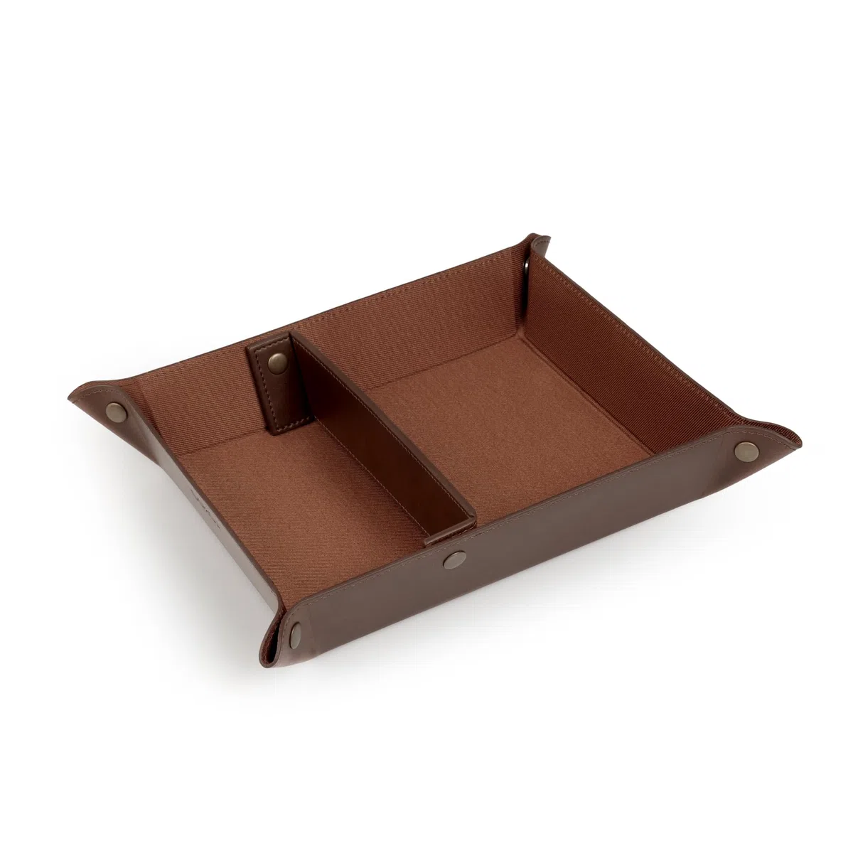 Londo Bandeja de Cuero Organizador Práctica Caja de Almacenamiento para Carteras, Relojes, Llaves, Monedas, Teléfonos Celulares y Equipos de Oficina, Unisex