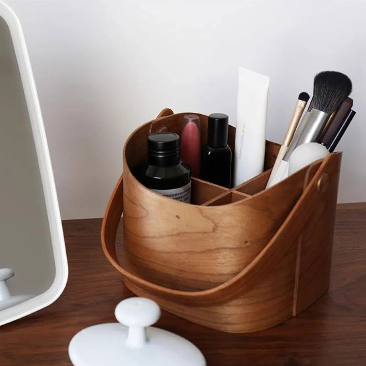 Soporte de Control Remoto Cesta de almacenamiento de madera con control remoto, soporte de control remoto for mesa, suministros de oficina de madera, organizador de almacenamiento de escritorio for bo