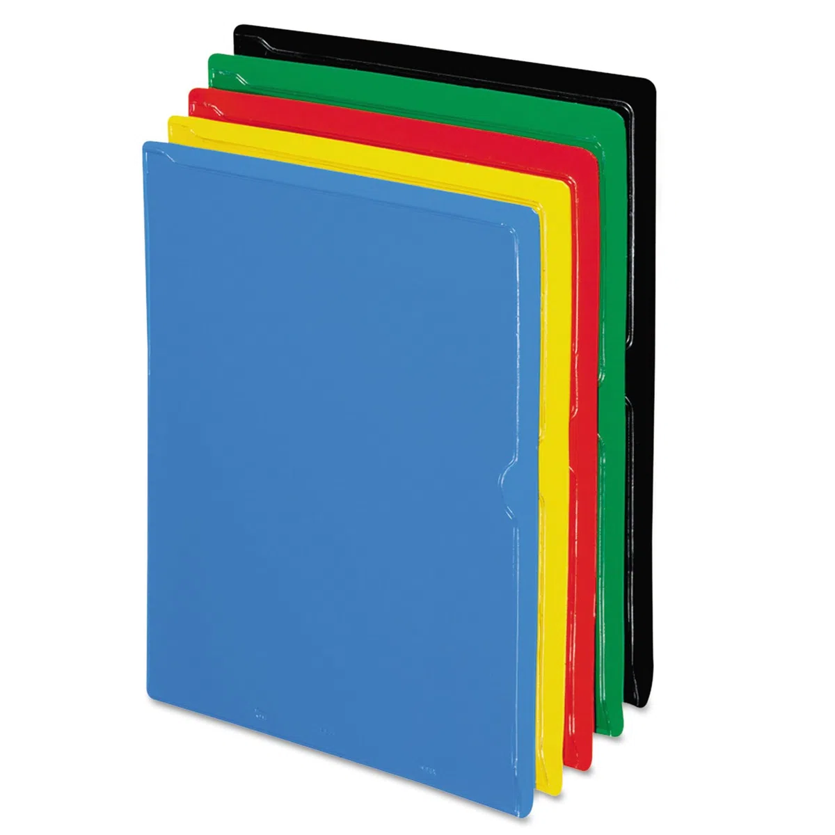 Pendaflex copyguard organizadores de gran calibre, carta, vinilo, Blk/BL/GR/Rojo/YW, 25/caja (62001ee)