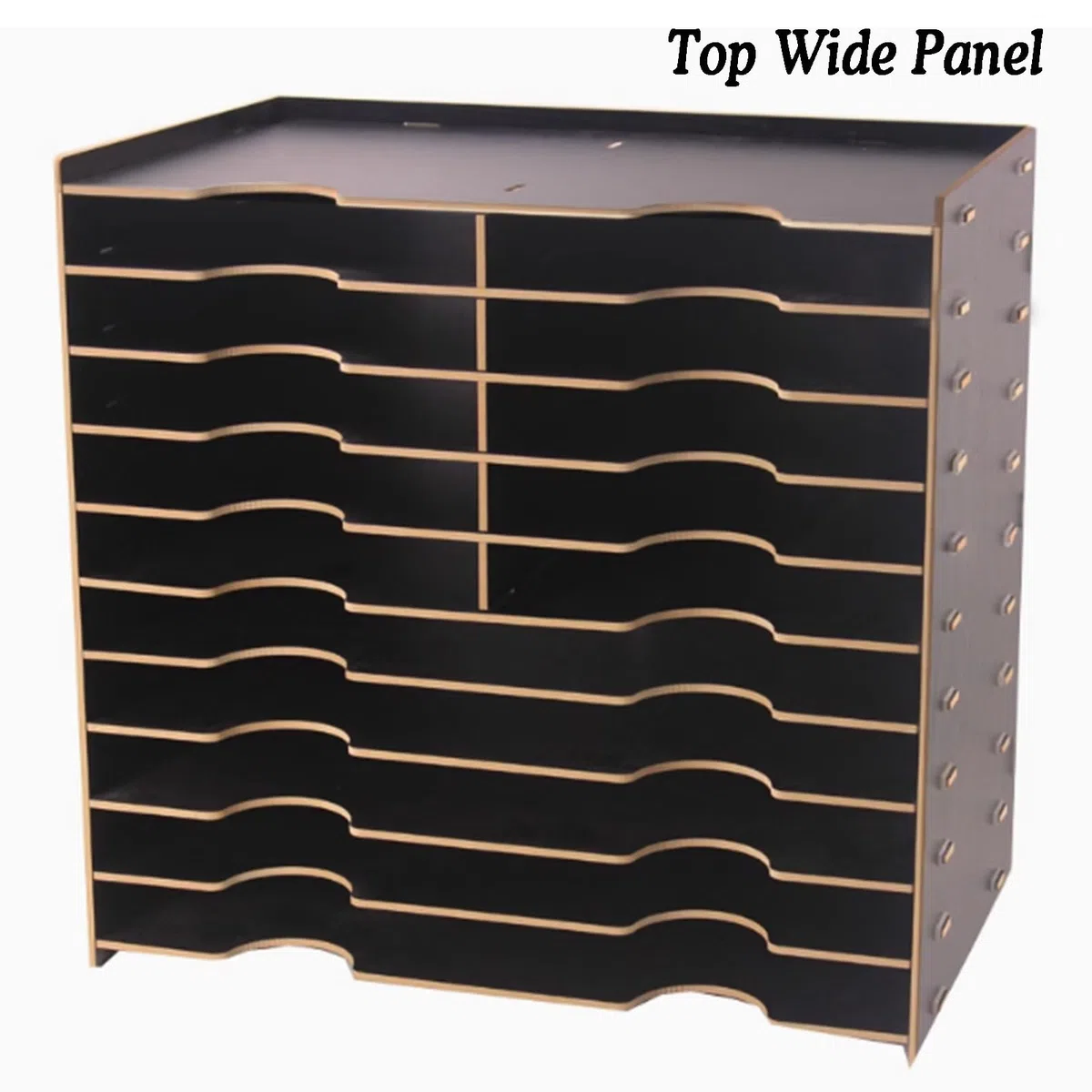 Organizador De Clasificación De Archivos, Clasificador De Papel De Madera,Estantería De Escritorio For Estudiantes, Casillero De Papel For El Hogar, El Aula, La Oficina, La Escuela(Golden Oak)