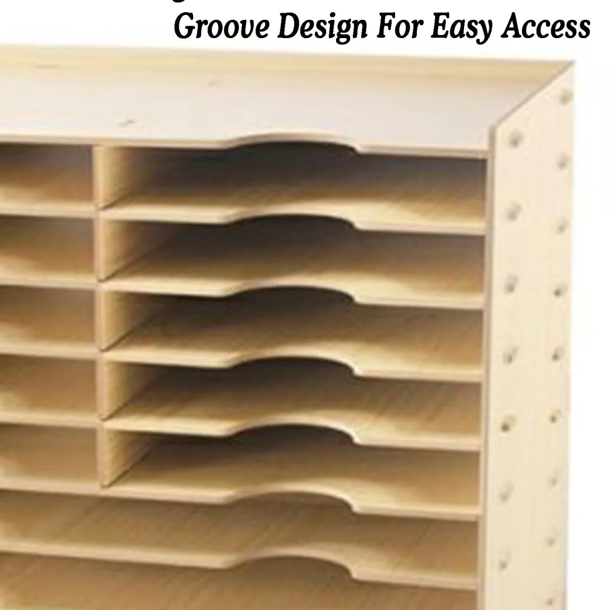 Organizador De Clasificación De Archivos, Clasificador De Papel De Madera,Estantería De Escritorio For Estudiantes, Casillero De Papel For El Hogar, El Aula, La Oficina, La Escuela(Golden Oak)